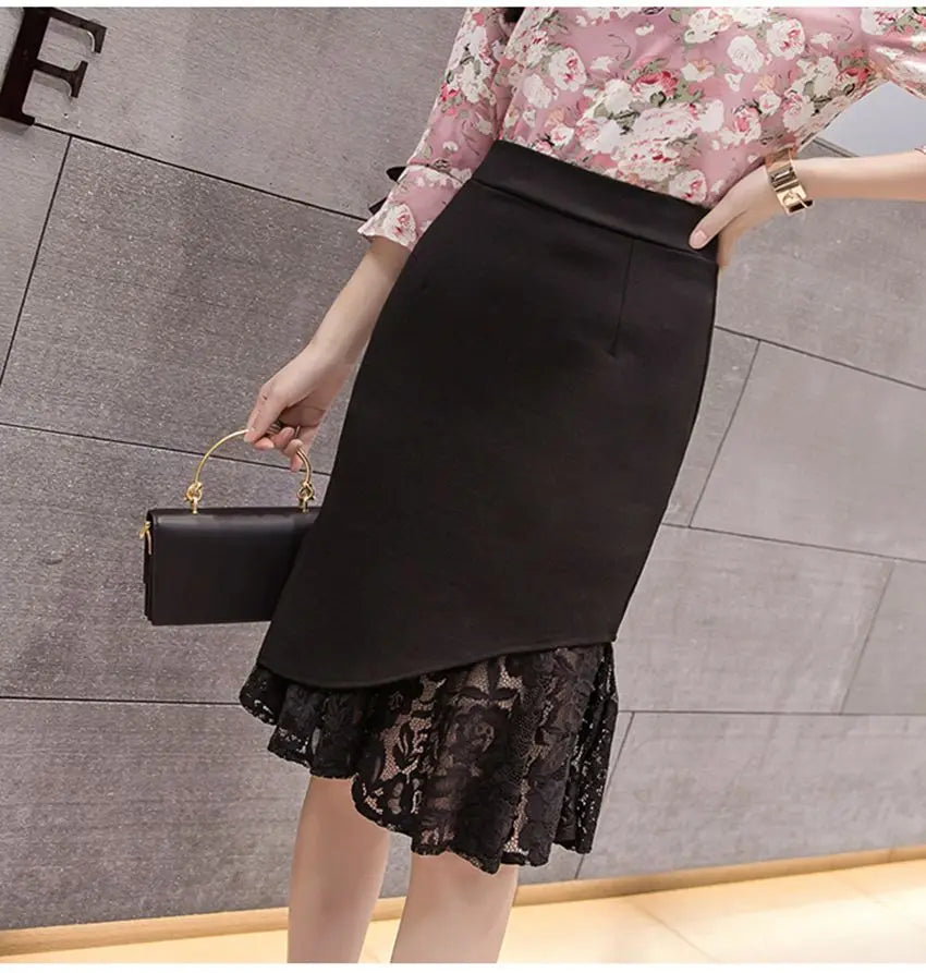 Geometric Print Skirt