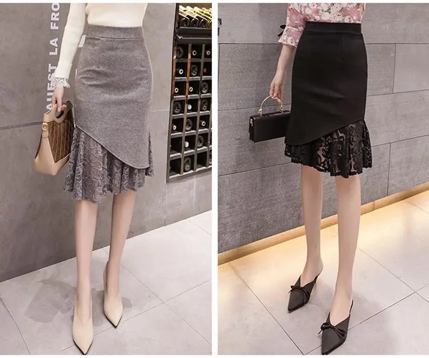 Geometric Print Skirt