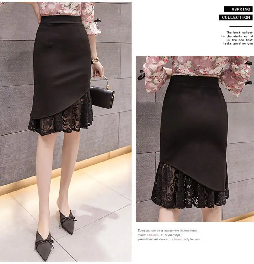 Geometric Print Skirt