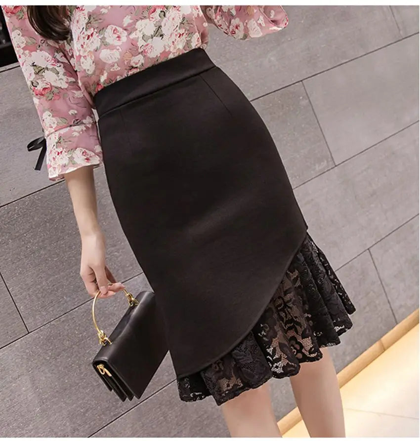 Geometric Print Skirt