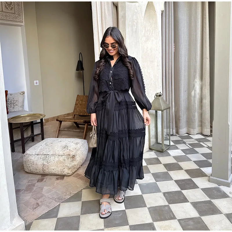 Voluminous Organza Dress