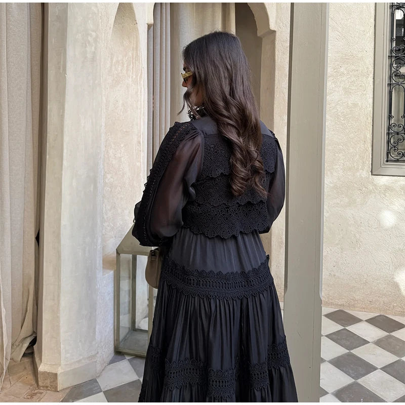 Voluminous Organza Dress