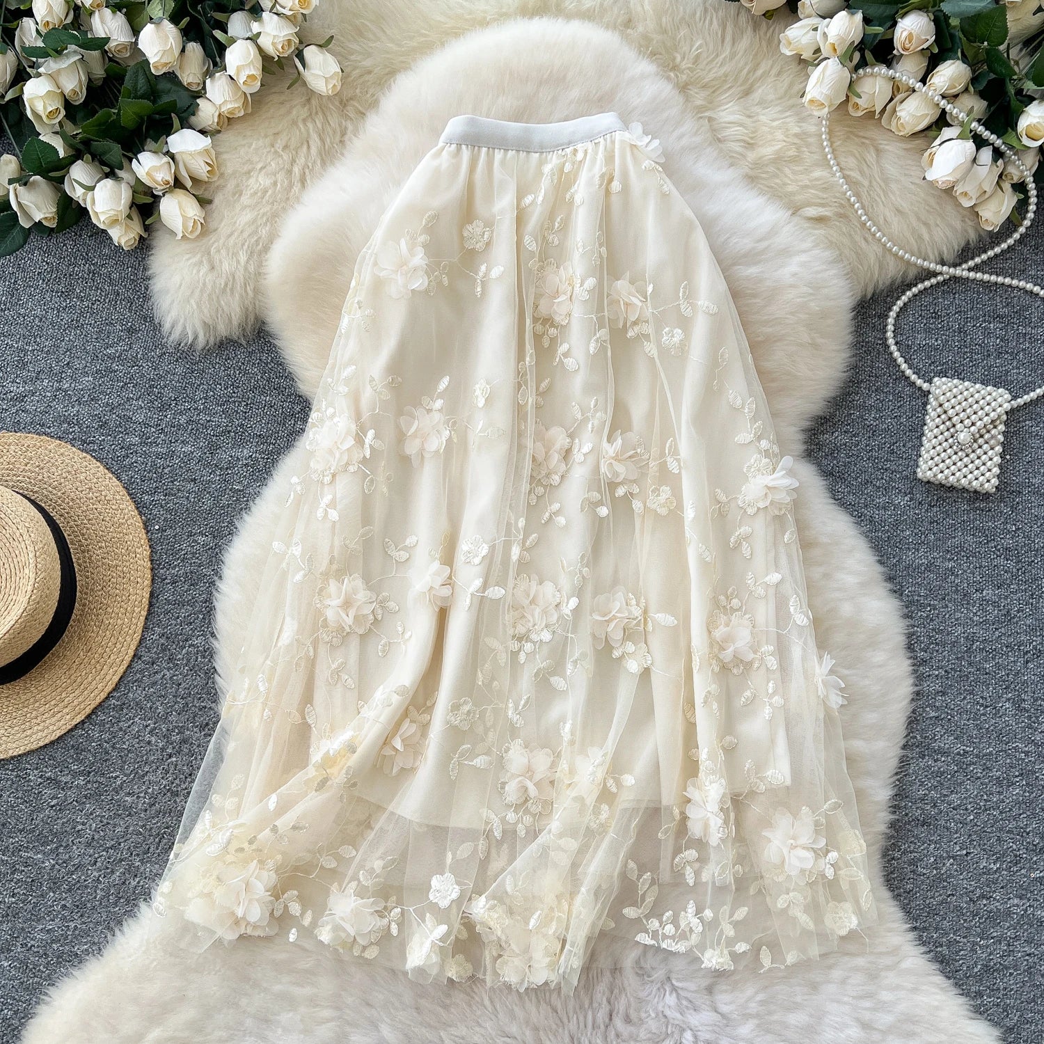 Dynamic Pleated Skirt