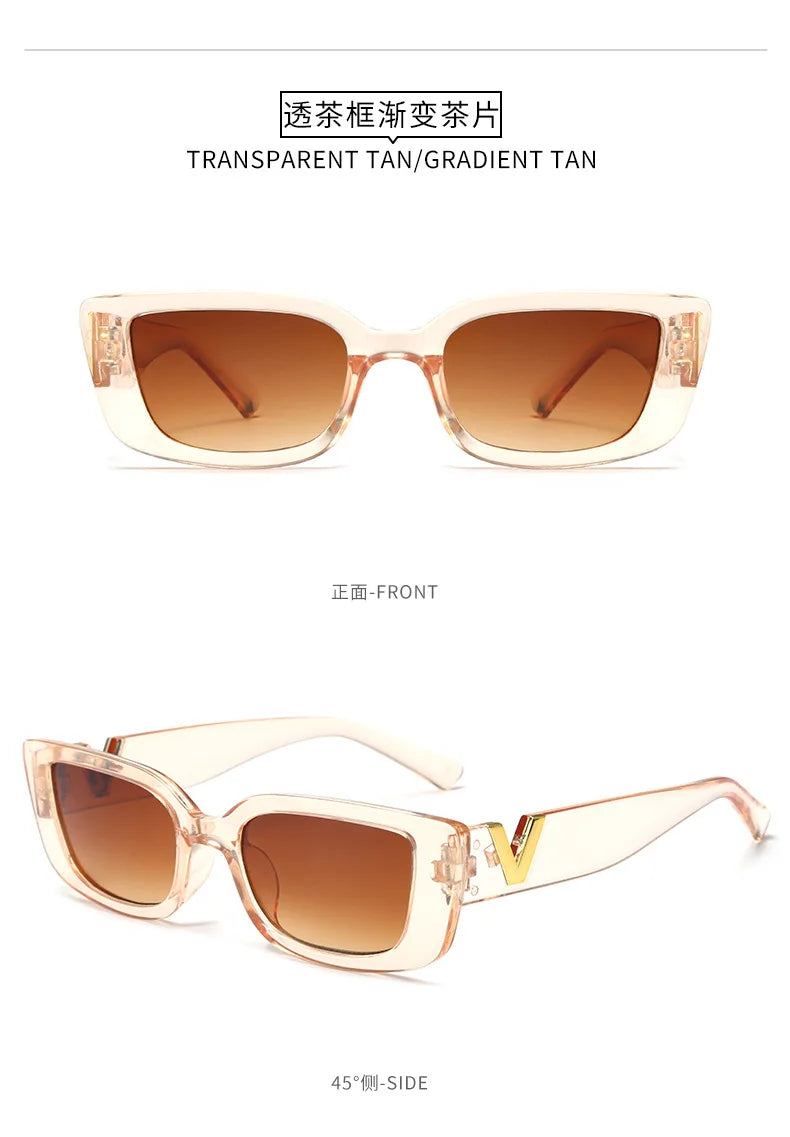 New Small Frame V-Shaped Fashion Sunglasses