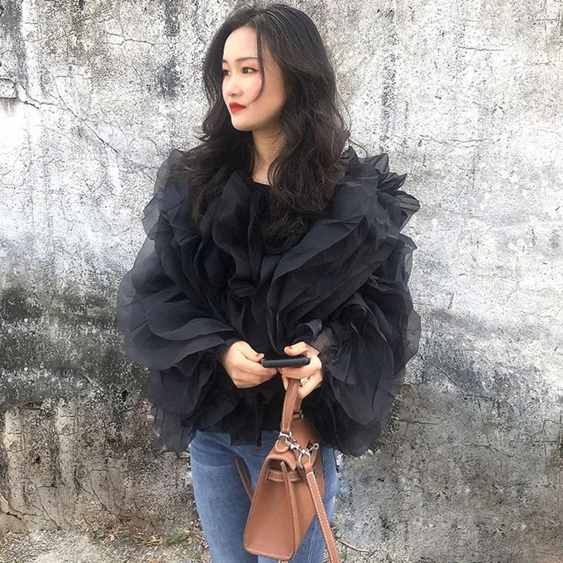 Fluid Chiffon Blouse