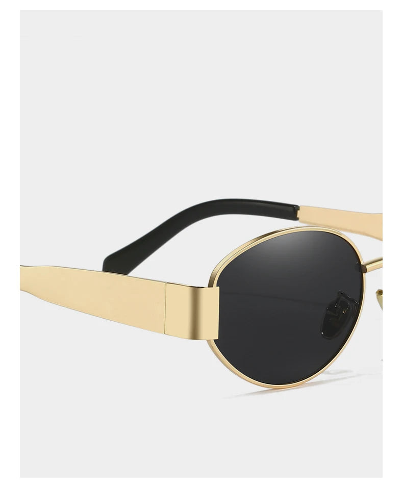 New Sunglasses  Alloy Oval Eyewear