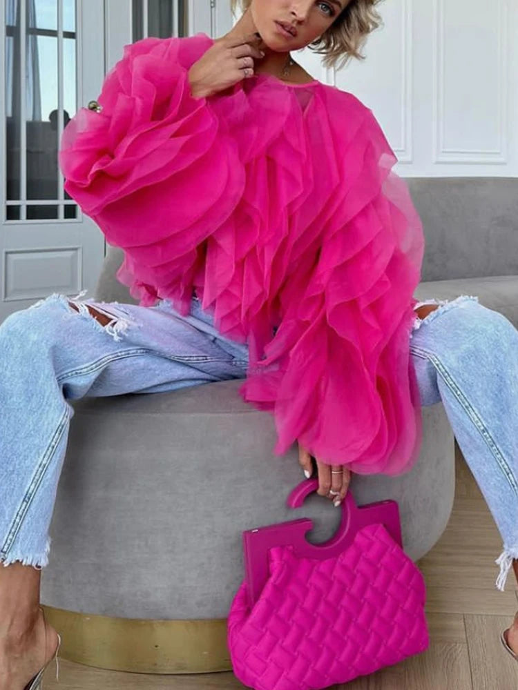 Fluid Chiffon Blouse