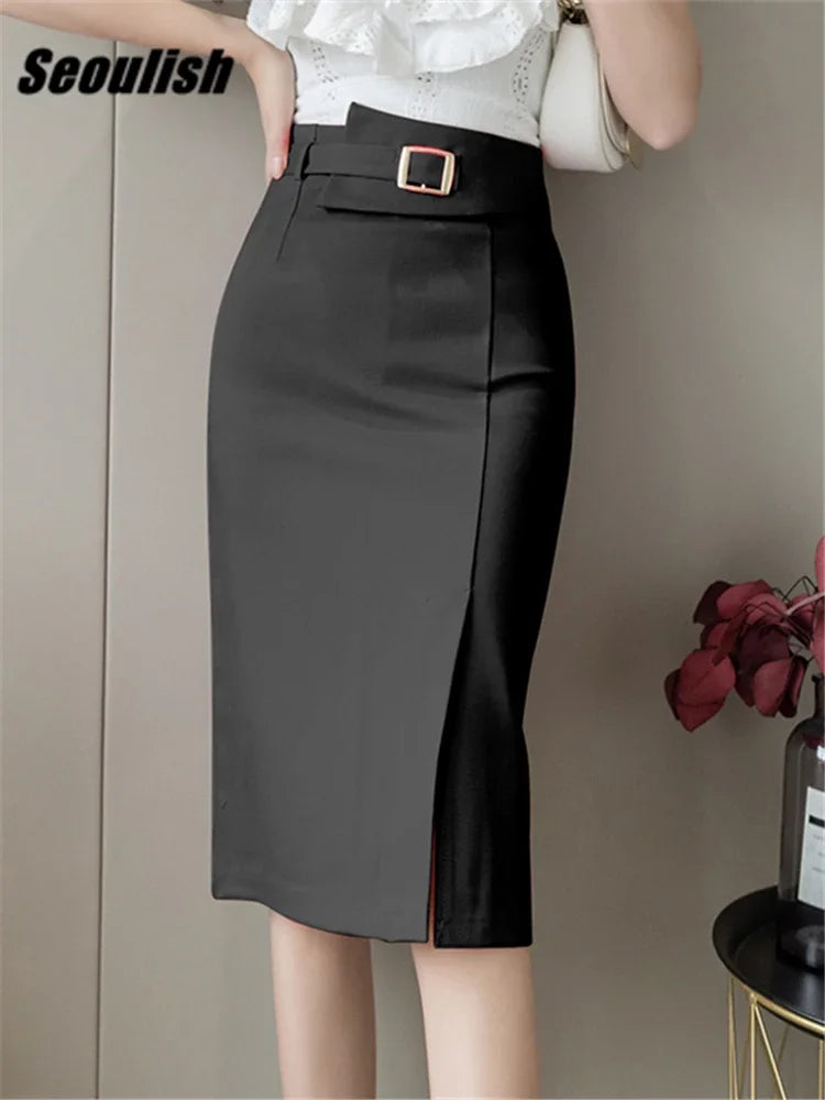 Fitted Ruched Skirt