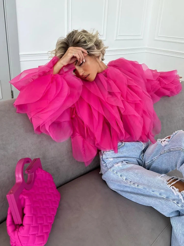 Fluid Chiffon Blouse