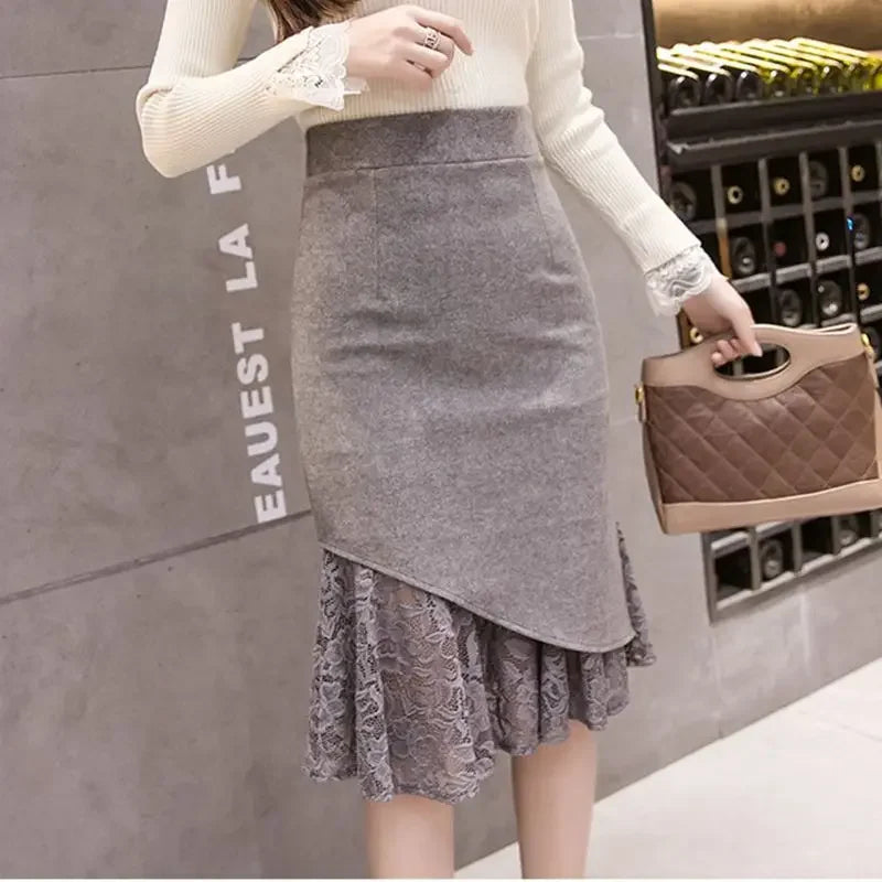 Geometric Print Skirt