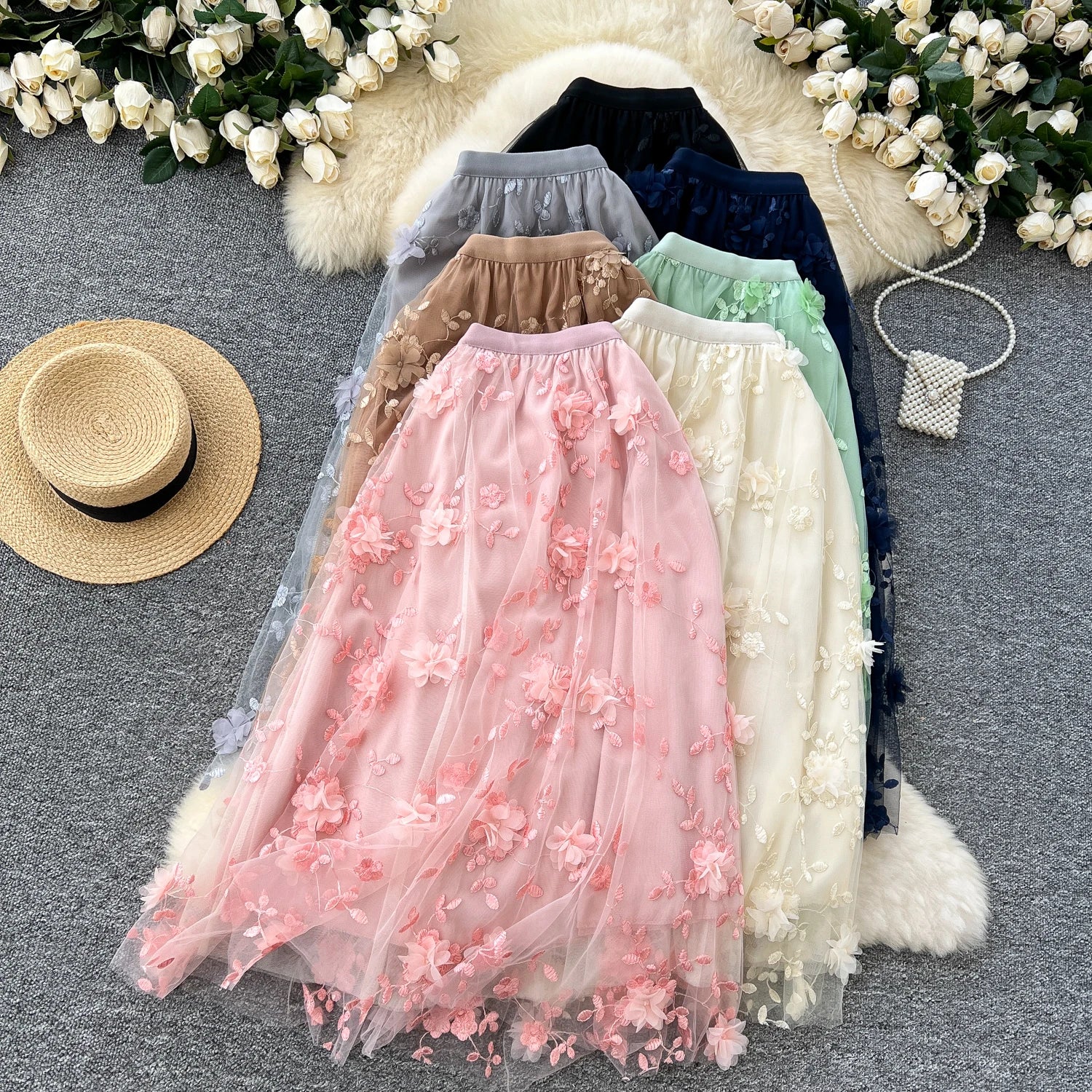 Dynamic Pleated Skirt