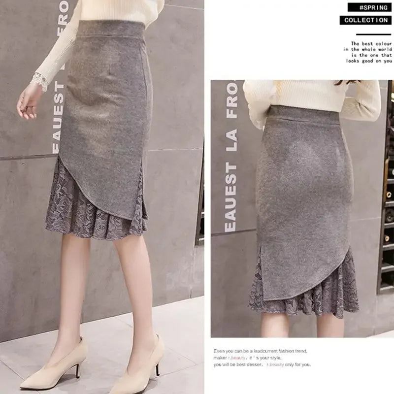 Geometric Print Skirt