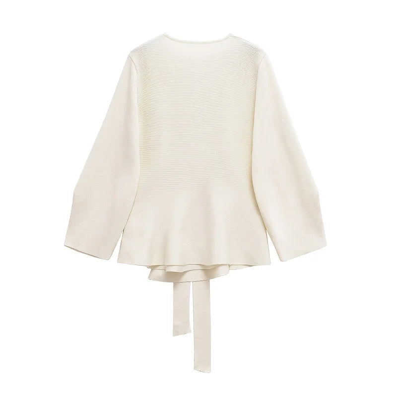 Feminine Bow Blouse