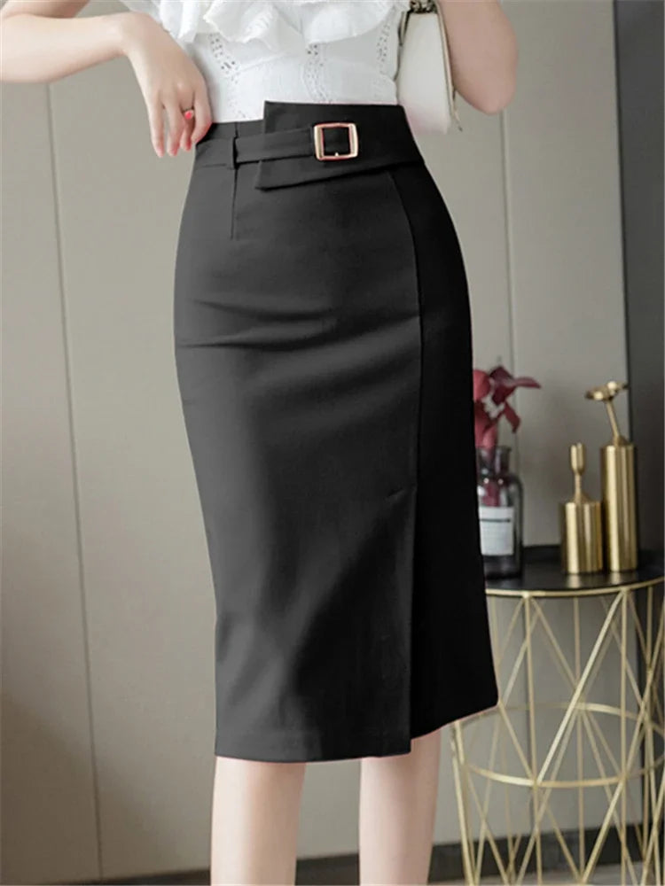 Fitted Ruched Skirt