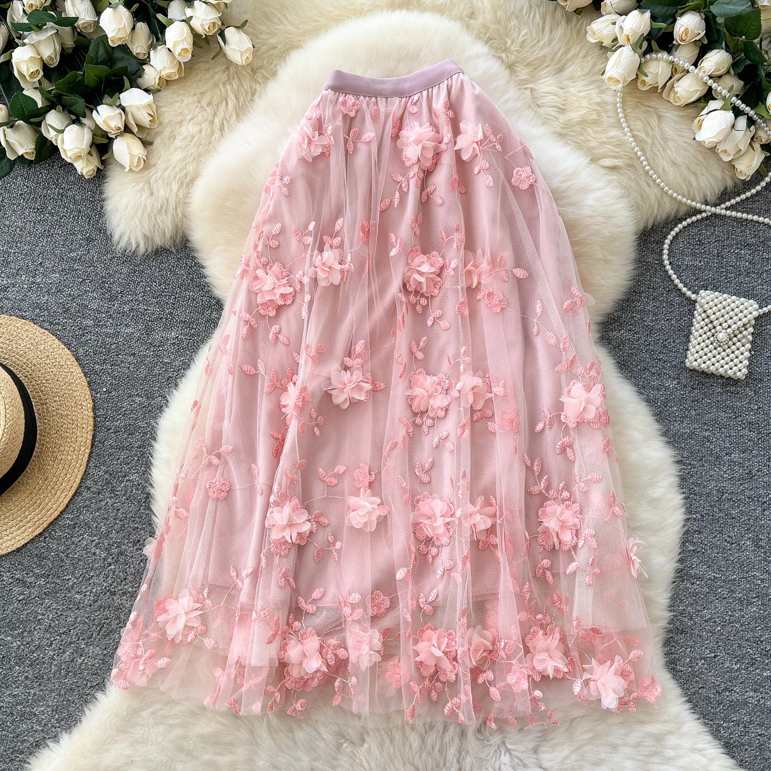 Dynamic Pleated Skirt