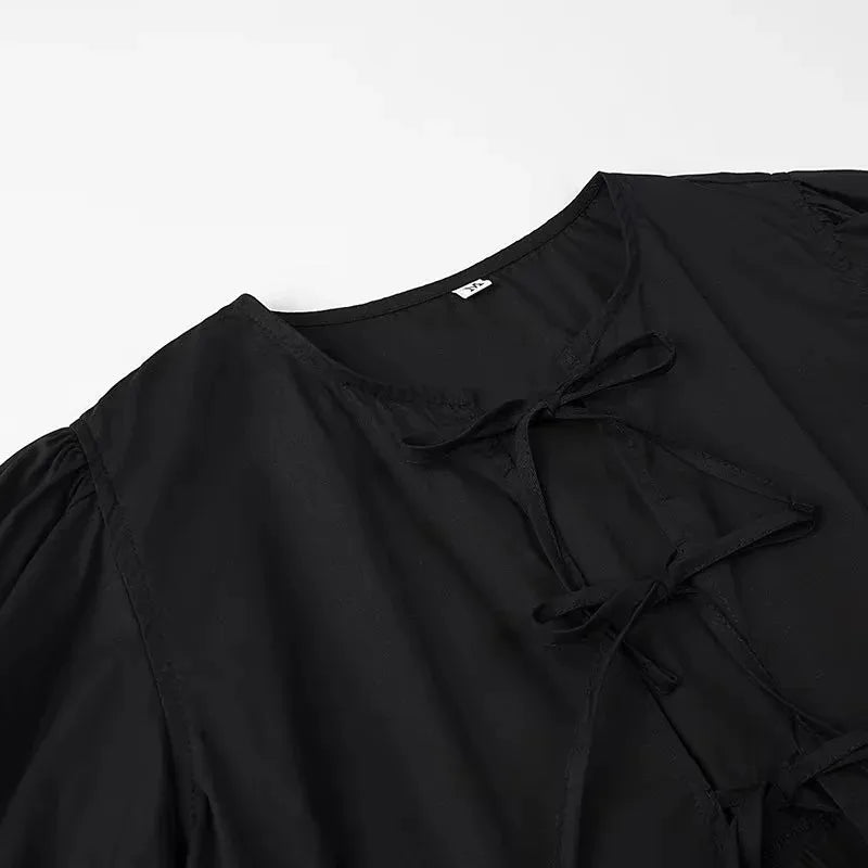 Synthetic Suede Blouse