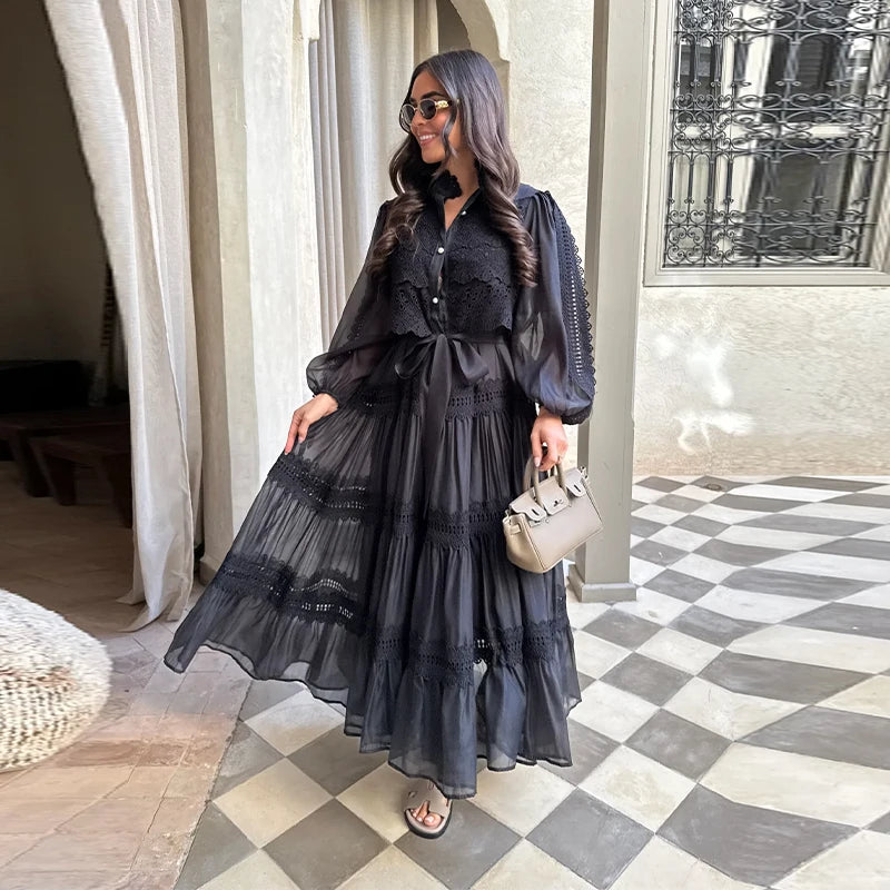 Voluminous Organza Dress