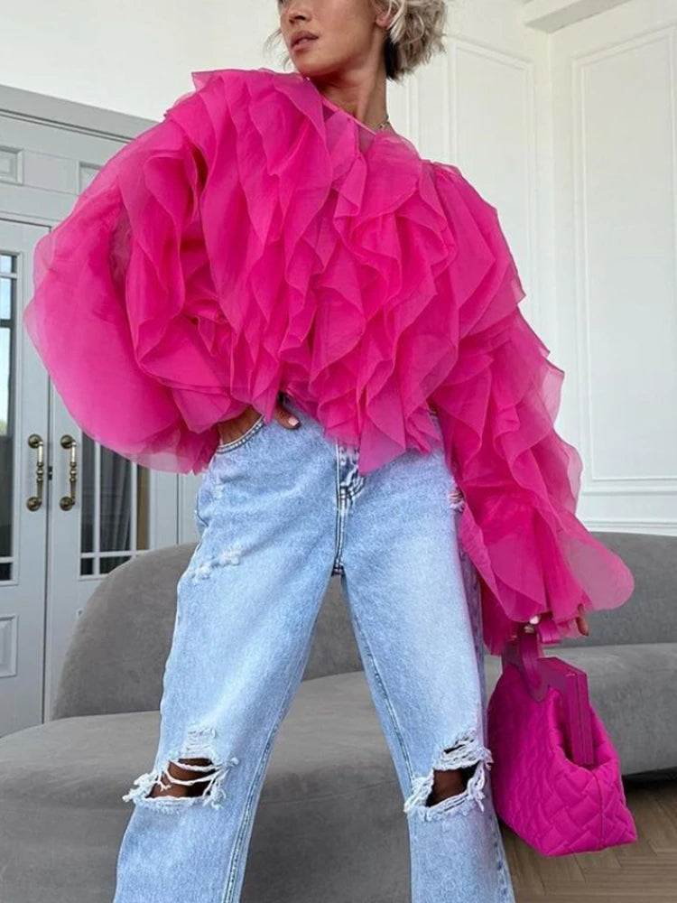 Fluid Chiffon Blouse