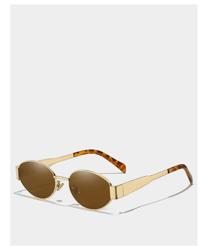 New Sunglasses  Alloy Oval Eyewear