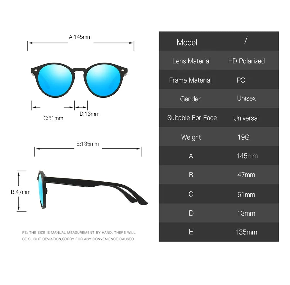 Mirrored Lens Sunglasses