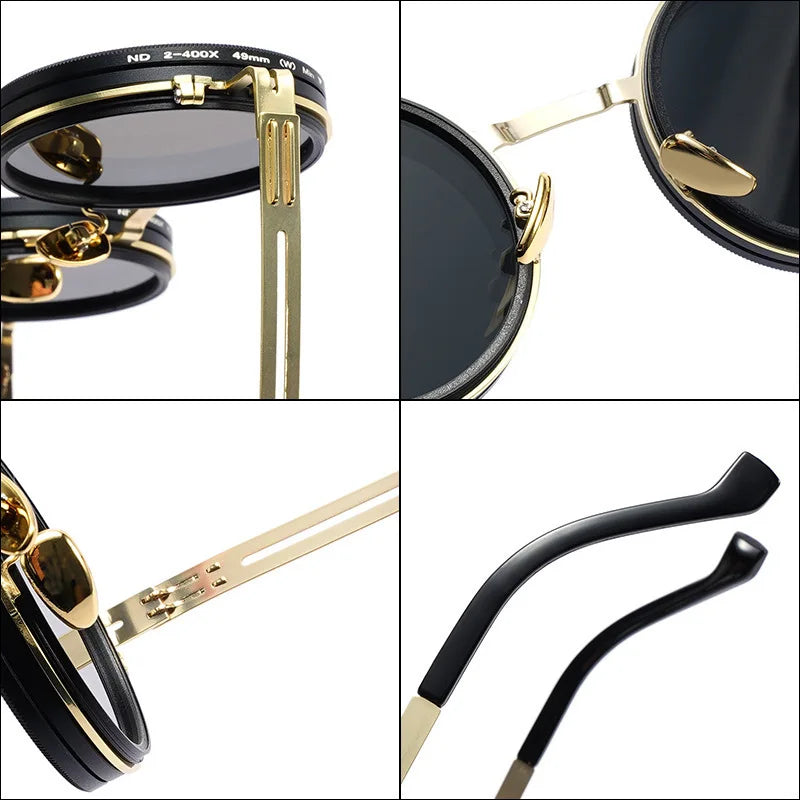 Metal Detail Sunglasses