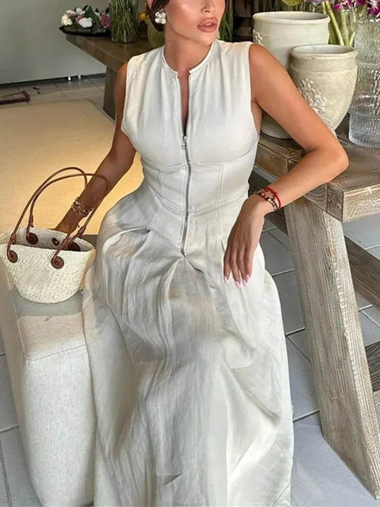 Innovative Asymmetrical Long Dress