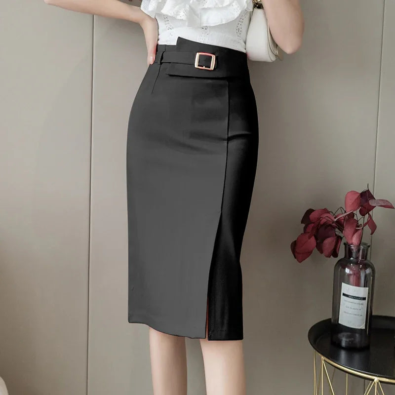 Fitted Ruched Skirt