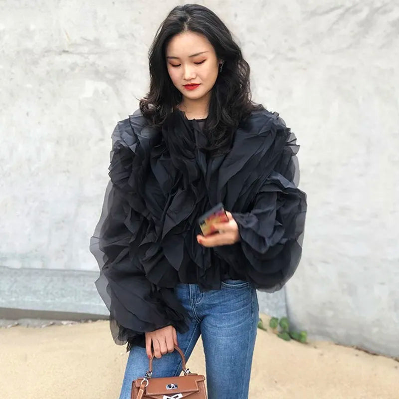 Fluid Chiffon Blouse