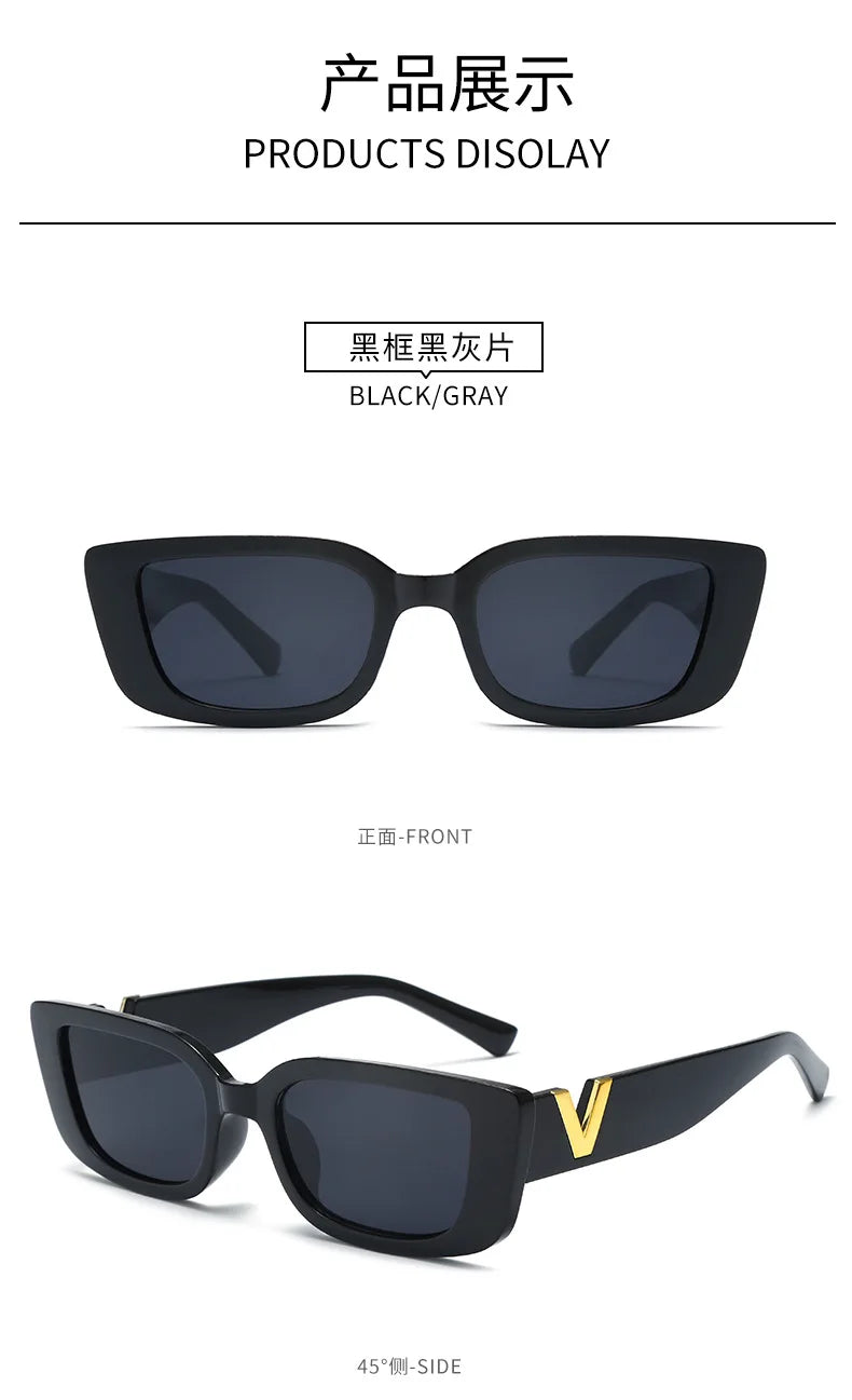New Small Frame V-Shaped Fashion Sunglasses