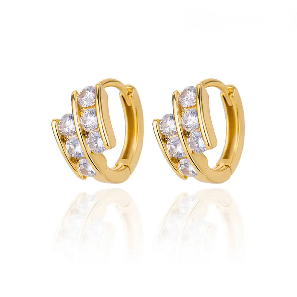 Earringsng Contrast Finish