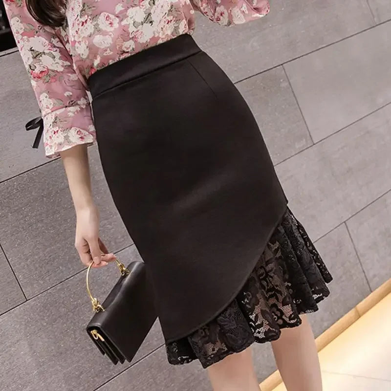 Geometric Print Skirt