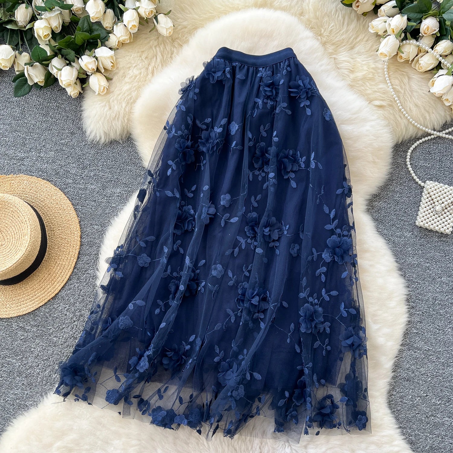 Dynamic Pleated Skirt