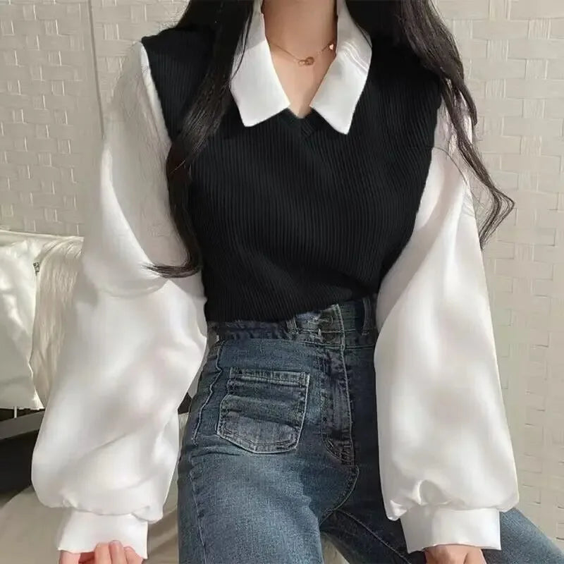 Cozy Turtleneck Blouse