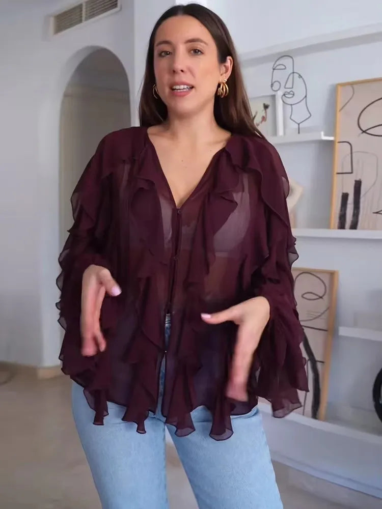 Fluid Viscose Blouse