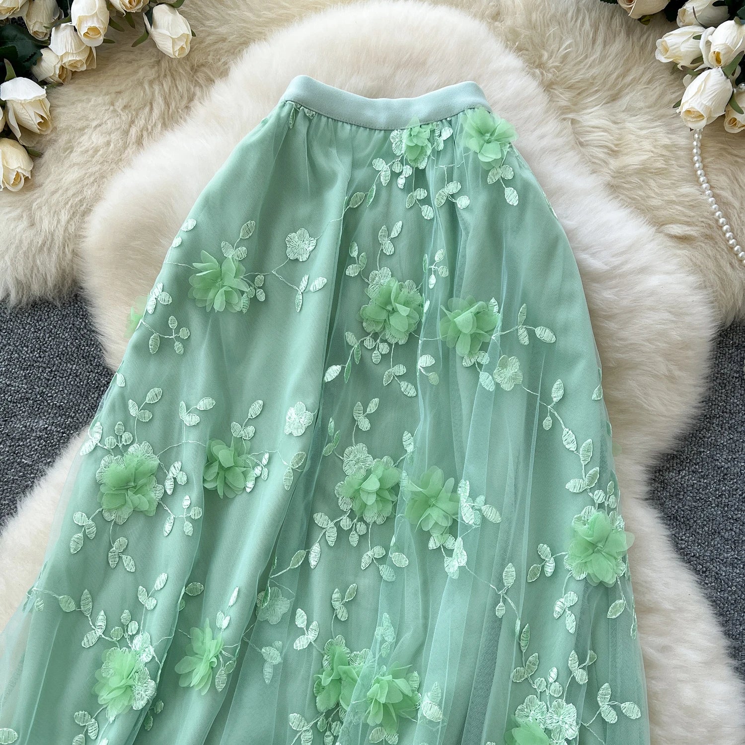 Dynamic Pleated Skirt