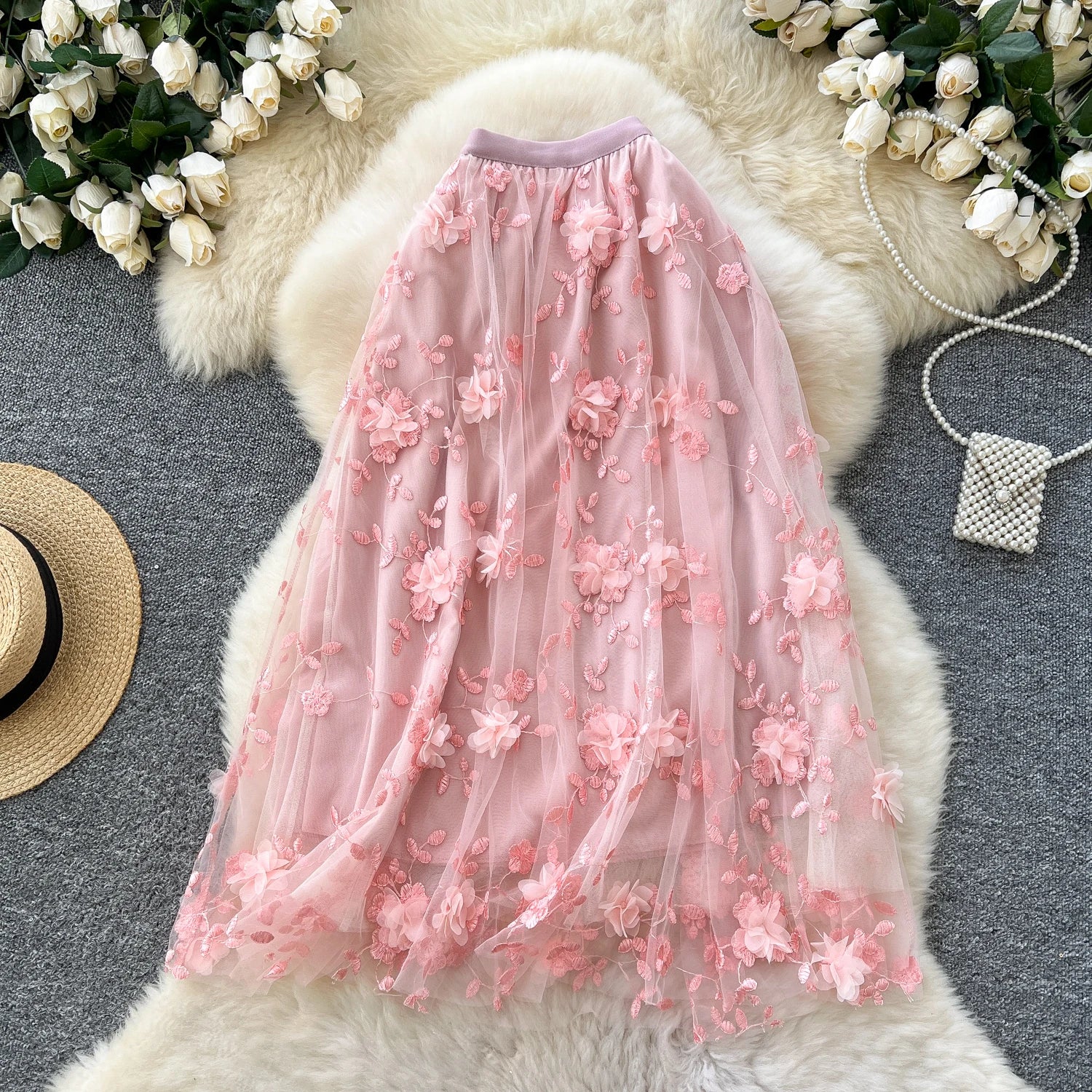 Dynamic Pleated Skirt