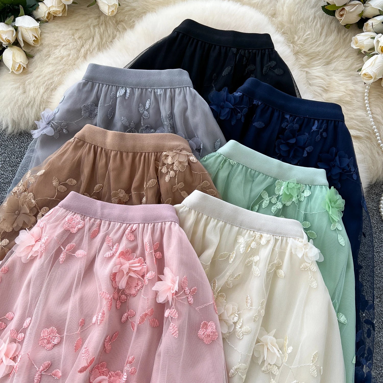 Dynamic Pleated Skirt