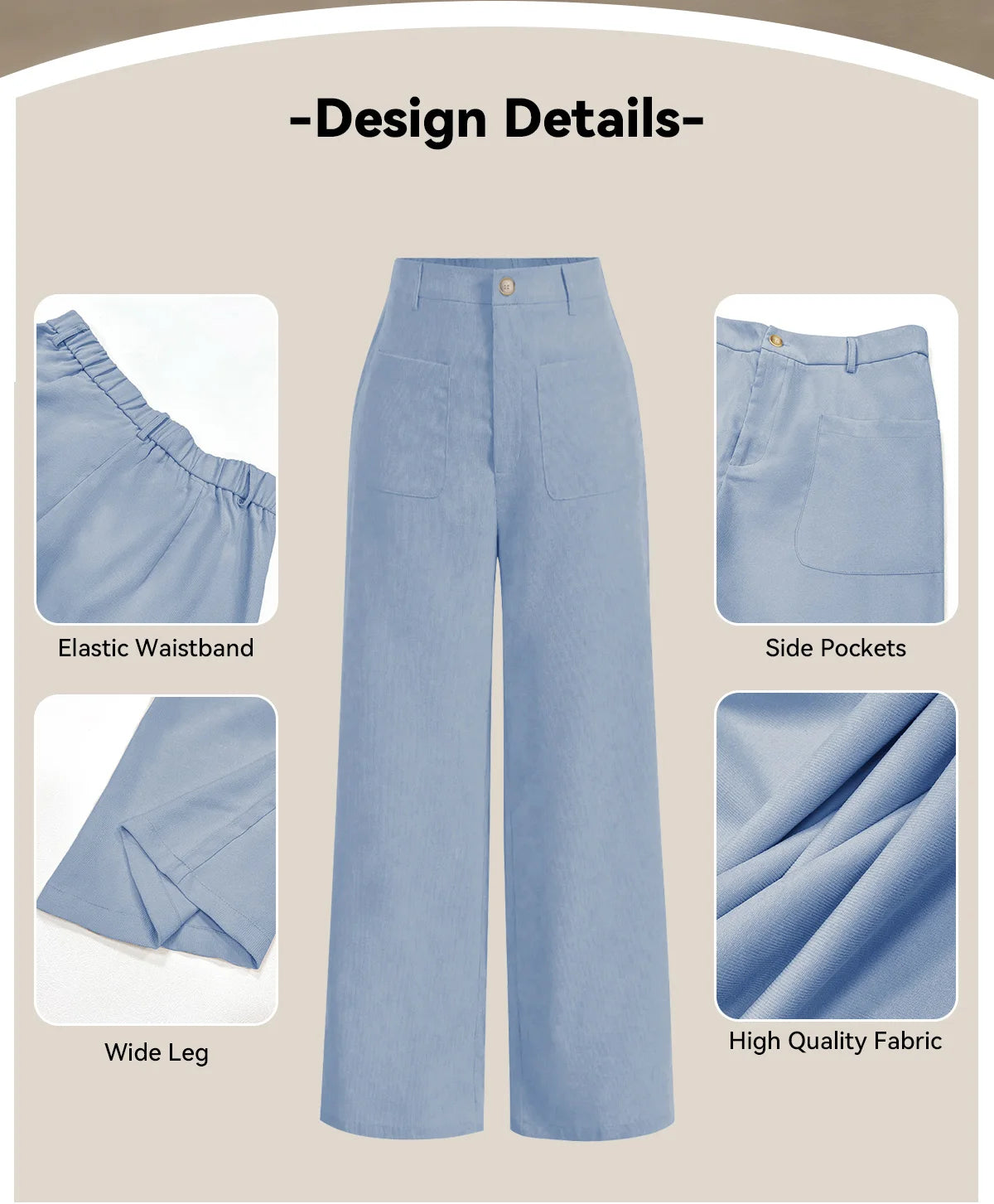 Pants Refined Palazzo