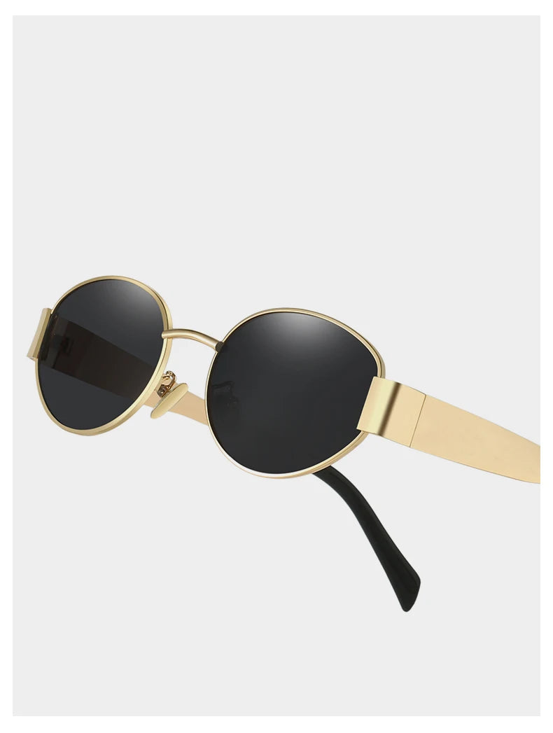 New Sunglasses  Alloy Oval Eyewear