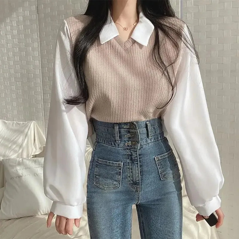 Cozy Turtleneck Blouse