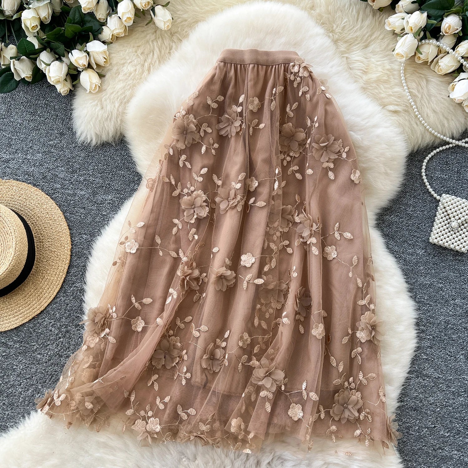 Dynamic Pleated Skirt