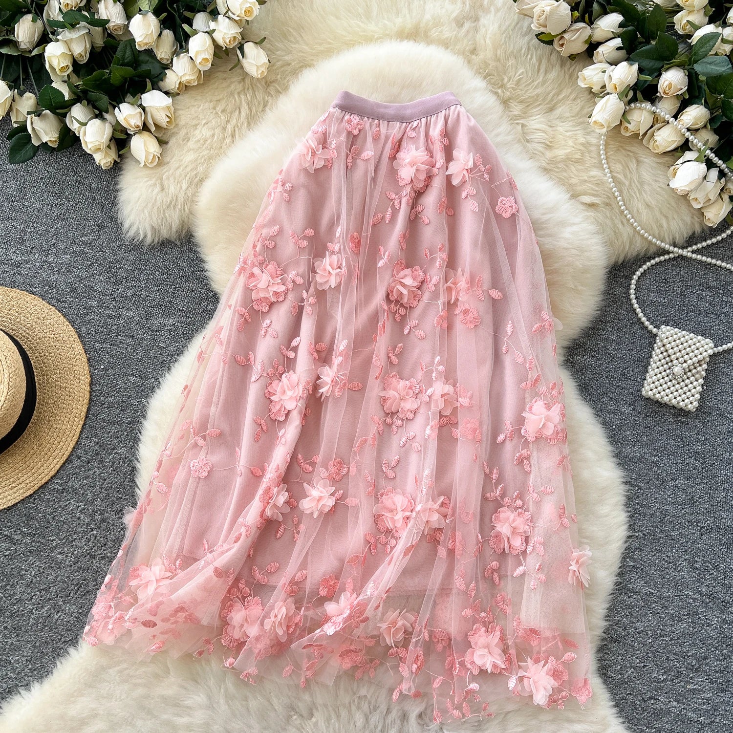 Dynamic Pleated Skirt