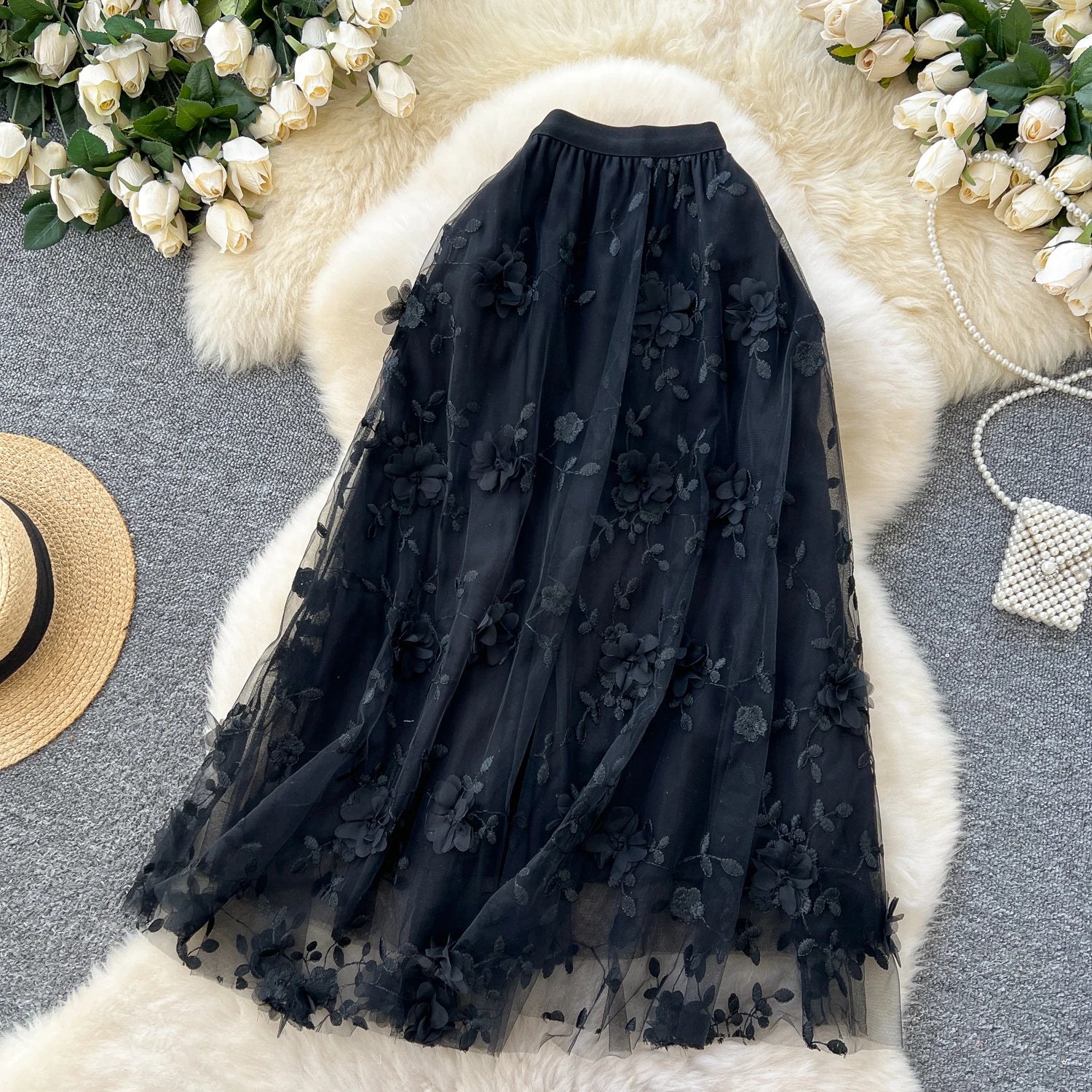 Dynamic Pleated Skirt