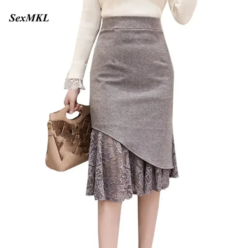 Geometric Print Skirt