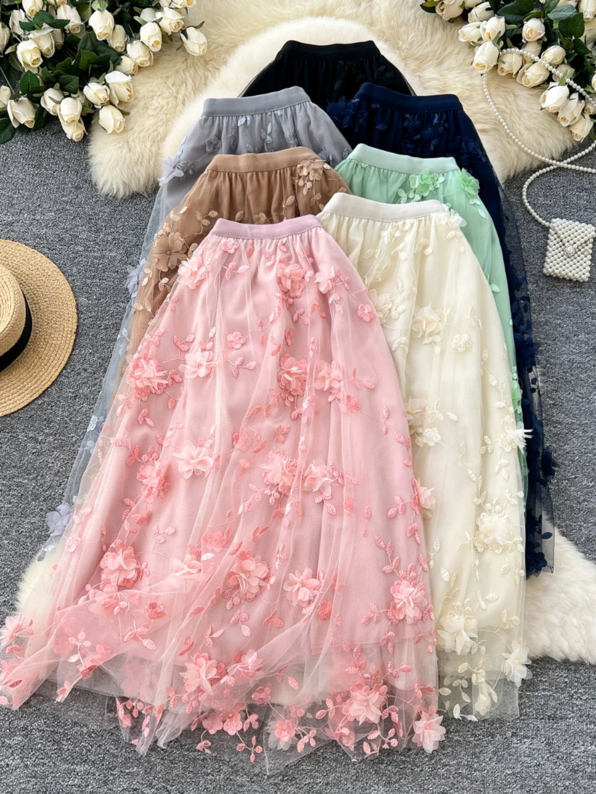 Dynamic Pleated Skirt