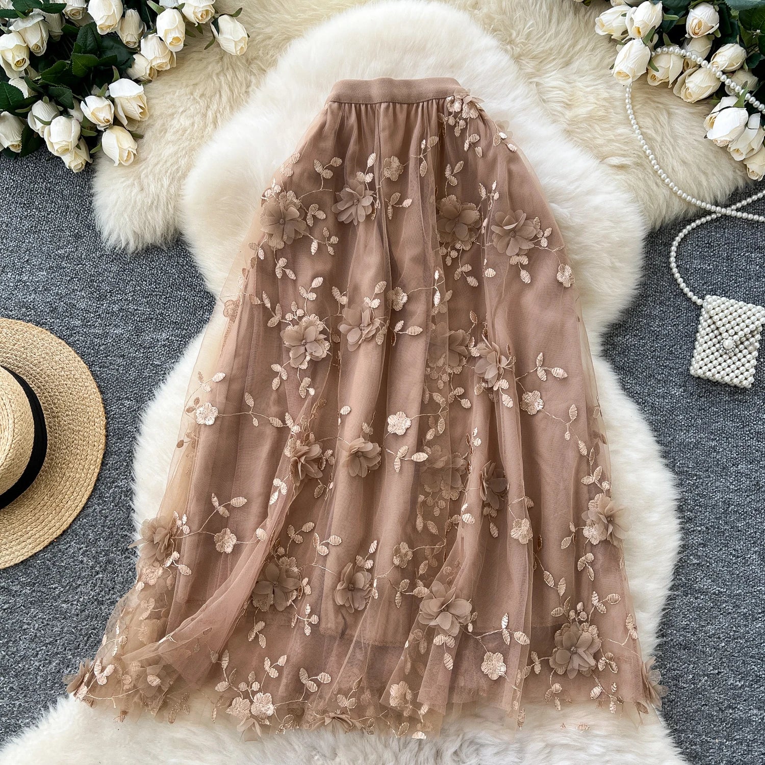 Dynamic Pleated Skirt