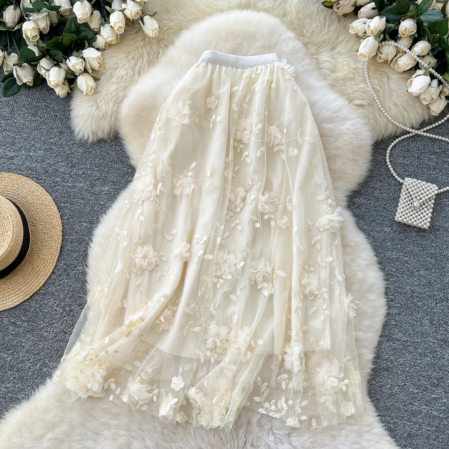 Dynamic Pleated Skirt