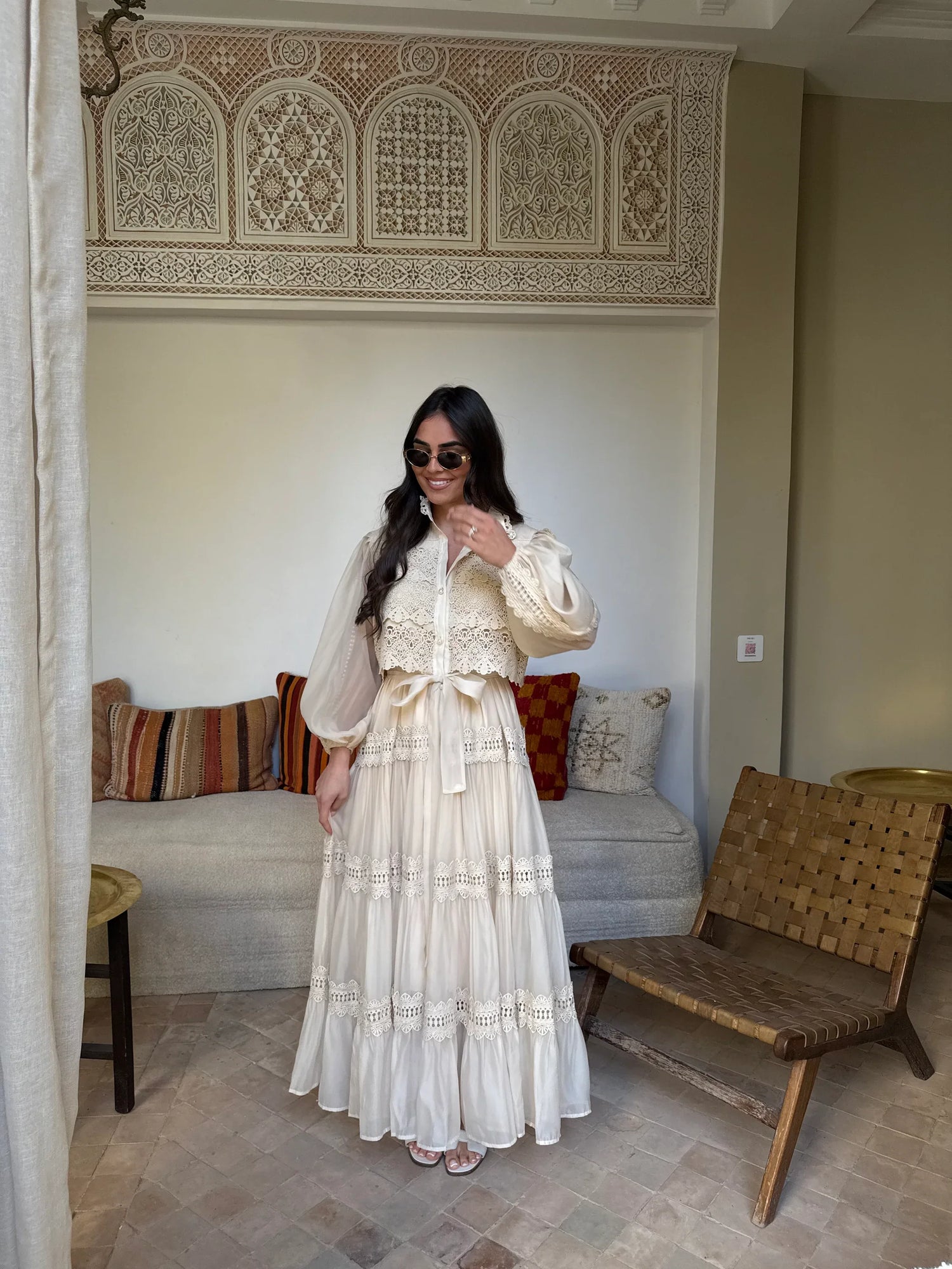 Voluminous Organza Dress