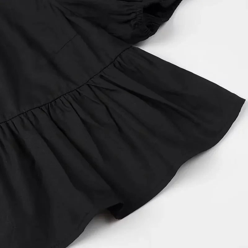 Synthetic Suede Blouse