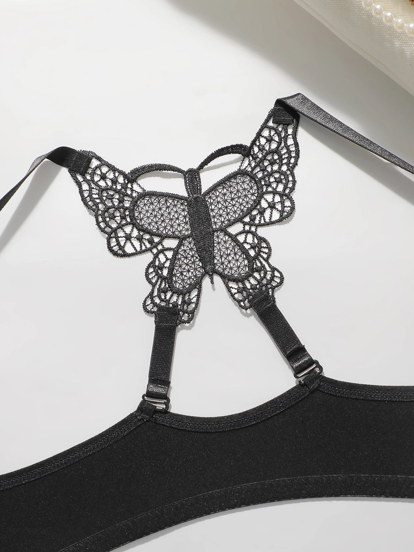 Lingerie Embroidered Tulle Slip